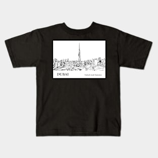 Dubai - United Arab Emirates Kids T-Shirt